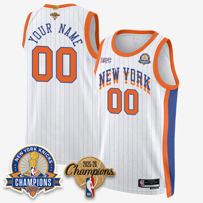 NYK 2026 Basketball Champions Special Edition Vapor Custom Jersey V2- Stitched-DTD