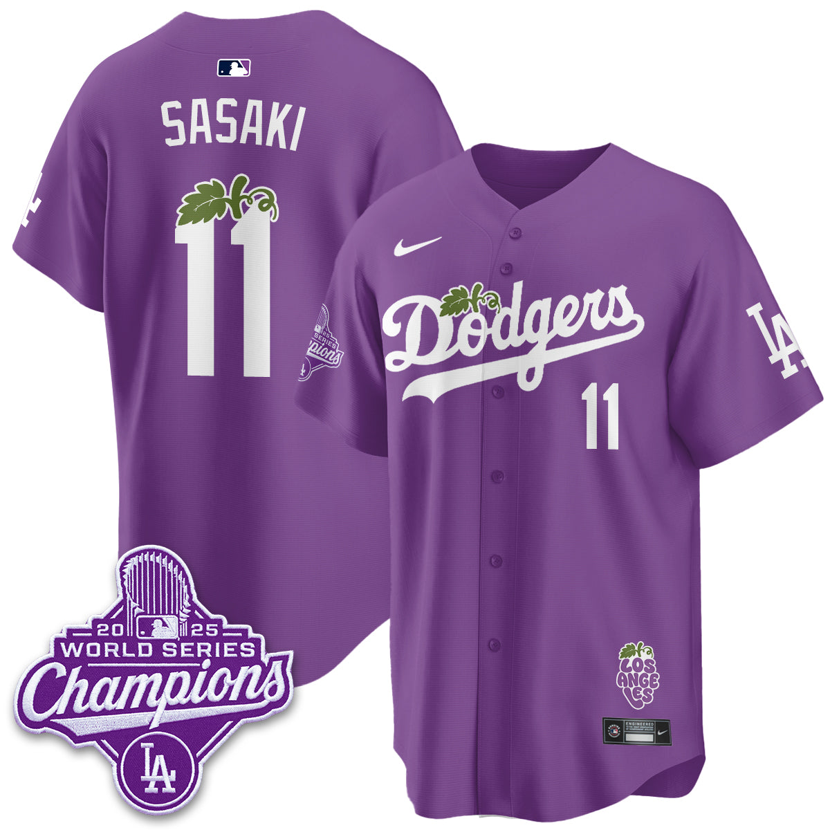 LAD Grape Edition Vapor Jersey - Stitched-DTD