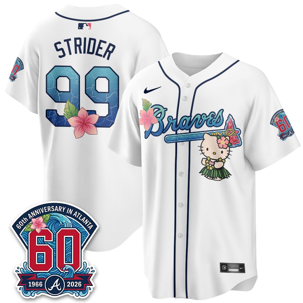 ATL x Meow Aloha Spirit Vapor Jersey - Stitched-DTD