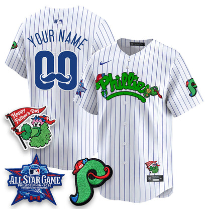 PHI Happy Father's Day Vapor Custom Jersey - Stitched-DTD