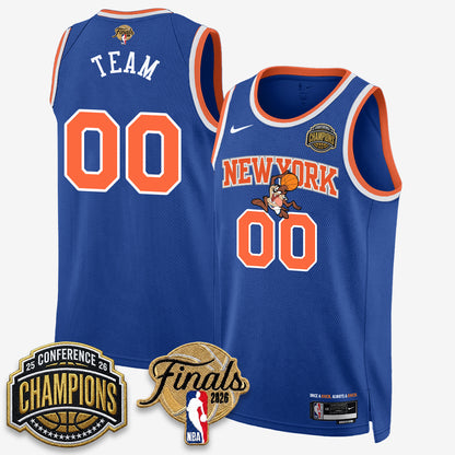 NYK 2026 NBA Eastern Conference Champions x Looney Tunes Vapor Jersey V2- Stitched-DTD