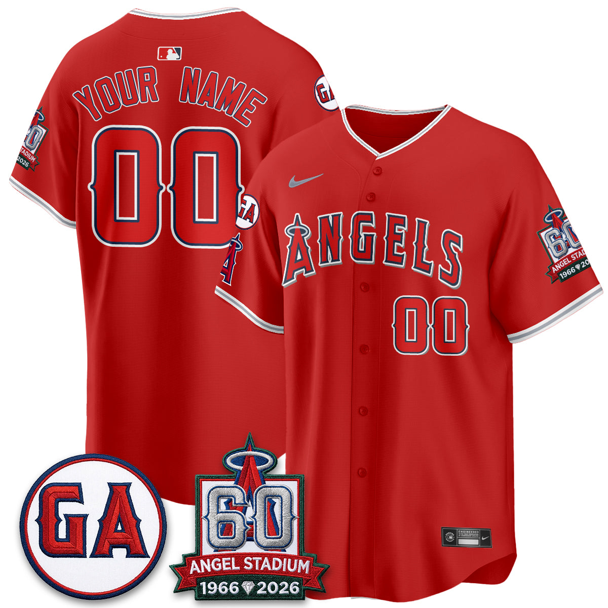 LAA 60th Anniversary Vapor Custom Jersey - All Stitched V3-DTD
