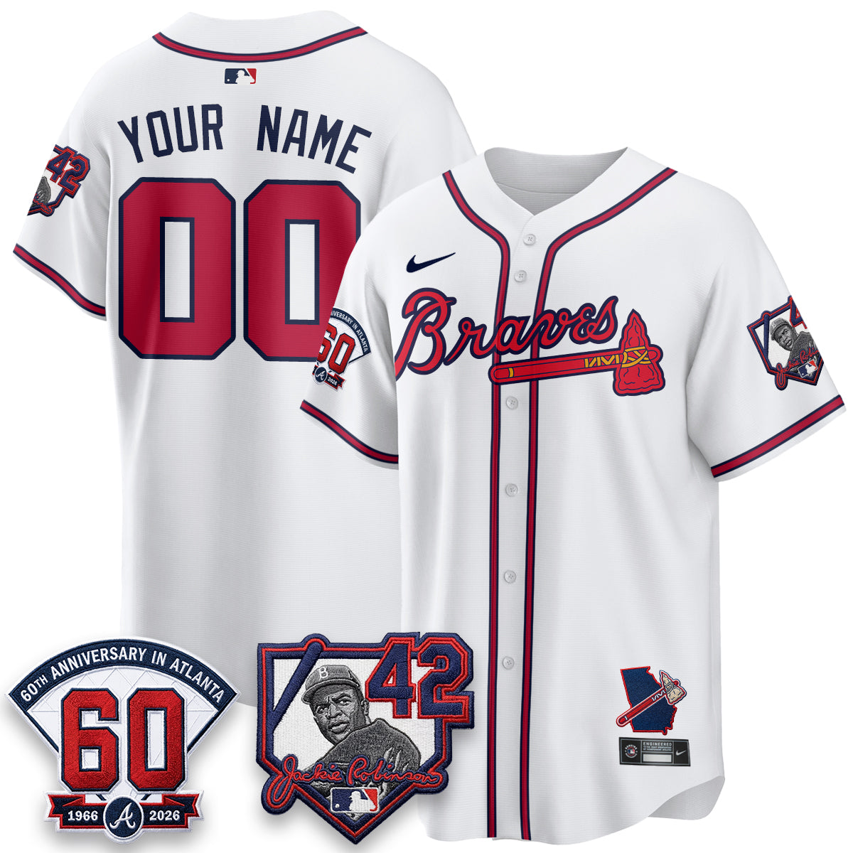 ATL 2026 Jackie Robinson Day Vapor Limited Custom Jersey - All Stitched-DTD