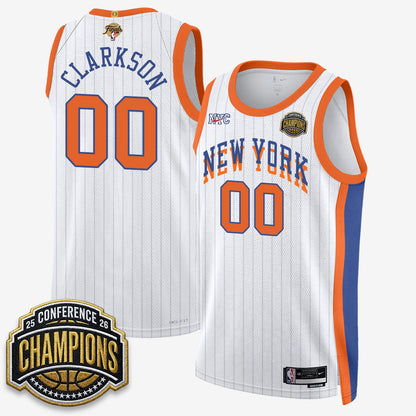NYK 2026 NBA Finals City Edition Jersey V3- Stitched-DTD