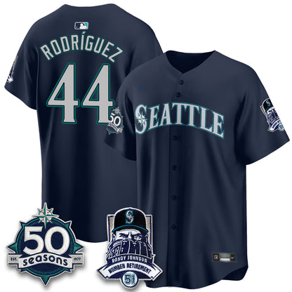 SEA Randy Johnson Vapor Limited Jersey V2- All Stitched-DTD