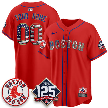 BOS 2026 Independence Day USA Vapor Limited Custom Jersey - Stitched-DTD