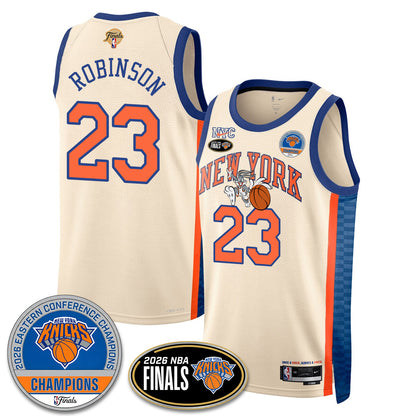 NYK 2026 NBA Eastern Conference Champions x Bunny Vapor Jersey - Stitched-DTD