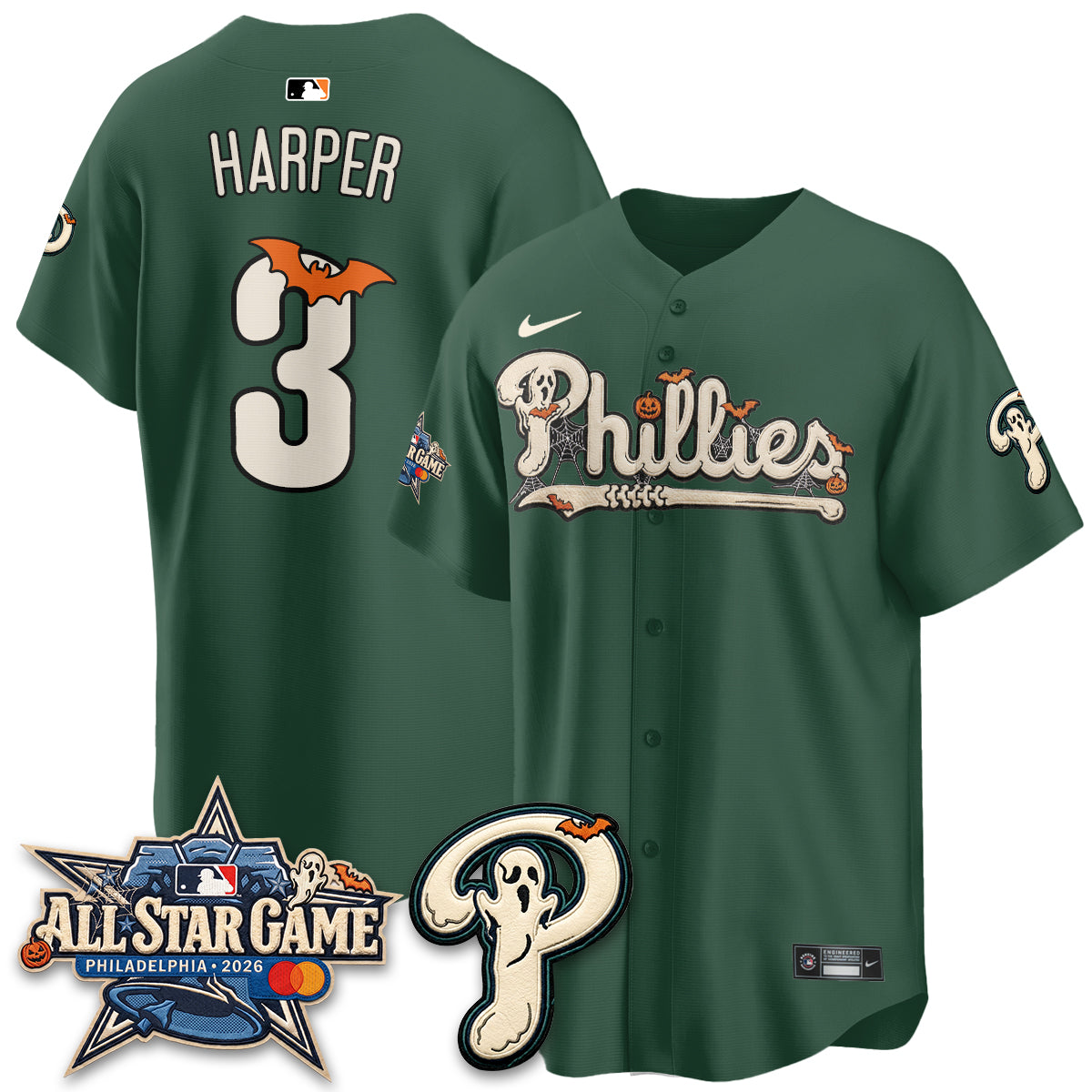 PHI Halloween 2026 Vapor Limited Jersey - Stitched-DTD