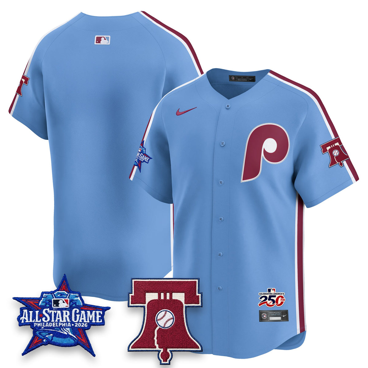 PHI 2026 Independence Day USA Vapor Limited Jersey - Stitched-NQD