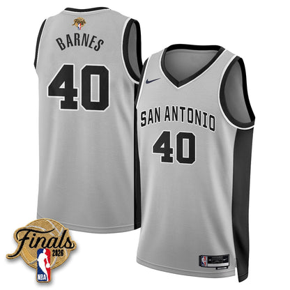SAS 2026 NBA Western Conference Champions Vapor Jersey V2- Stitched-DTD