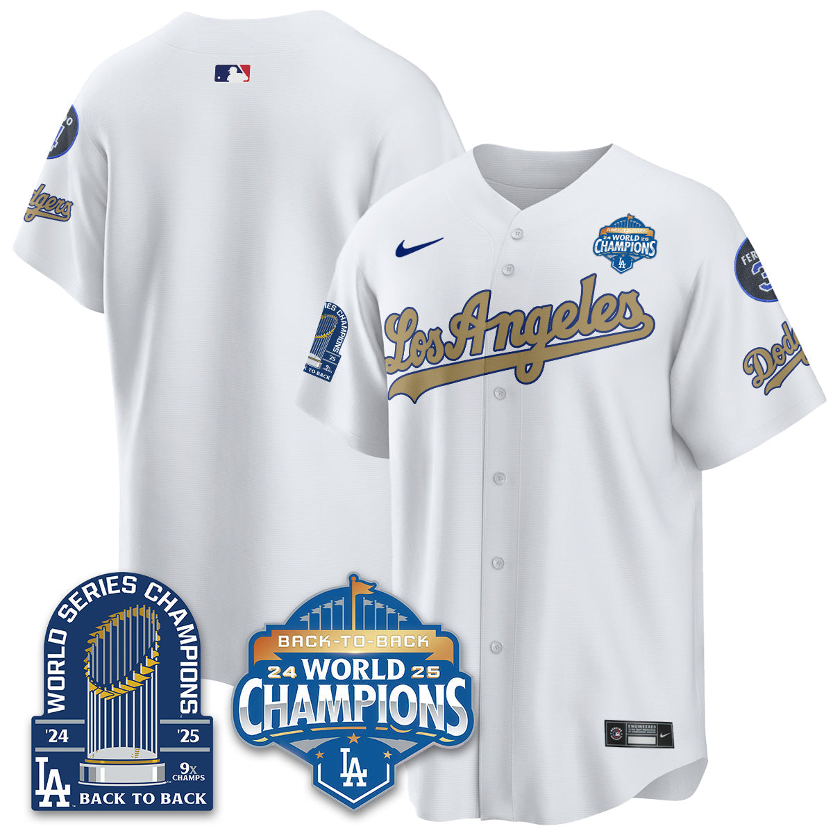 LAD Alternate  Vapor Limited Jersey - 9x Champs - All Stitched-DTD