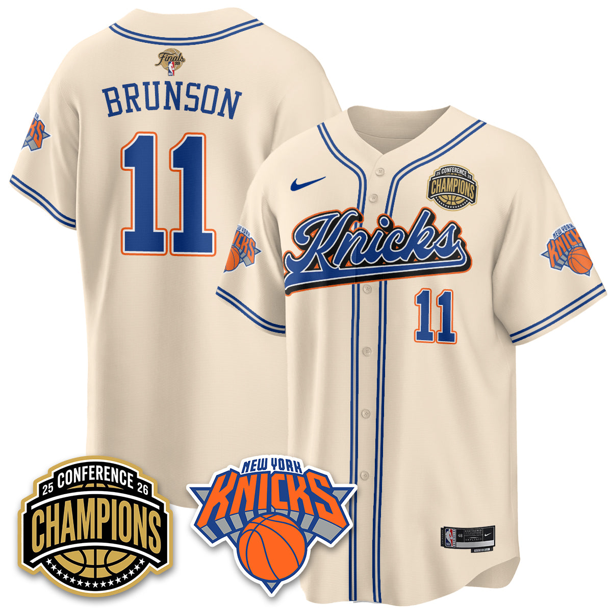 NYK 2026 NBA Finals Vapor City Edition Jersey V2- Stitched-DTD