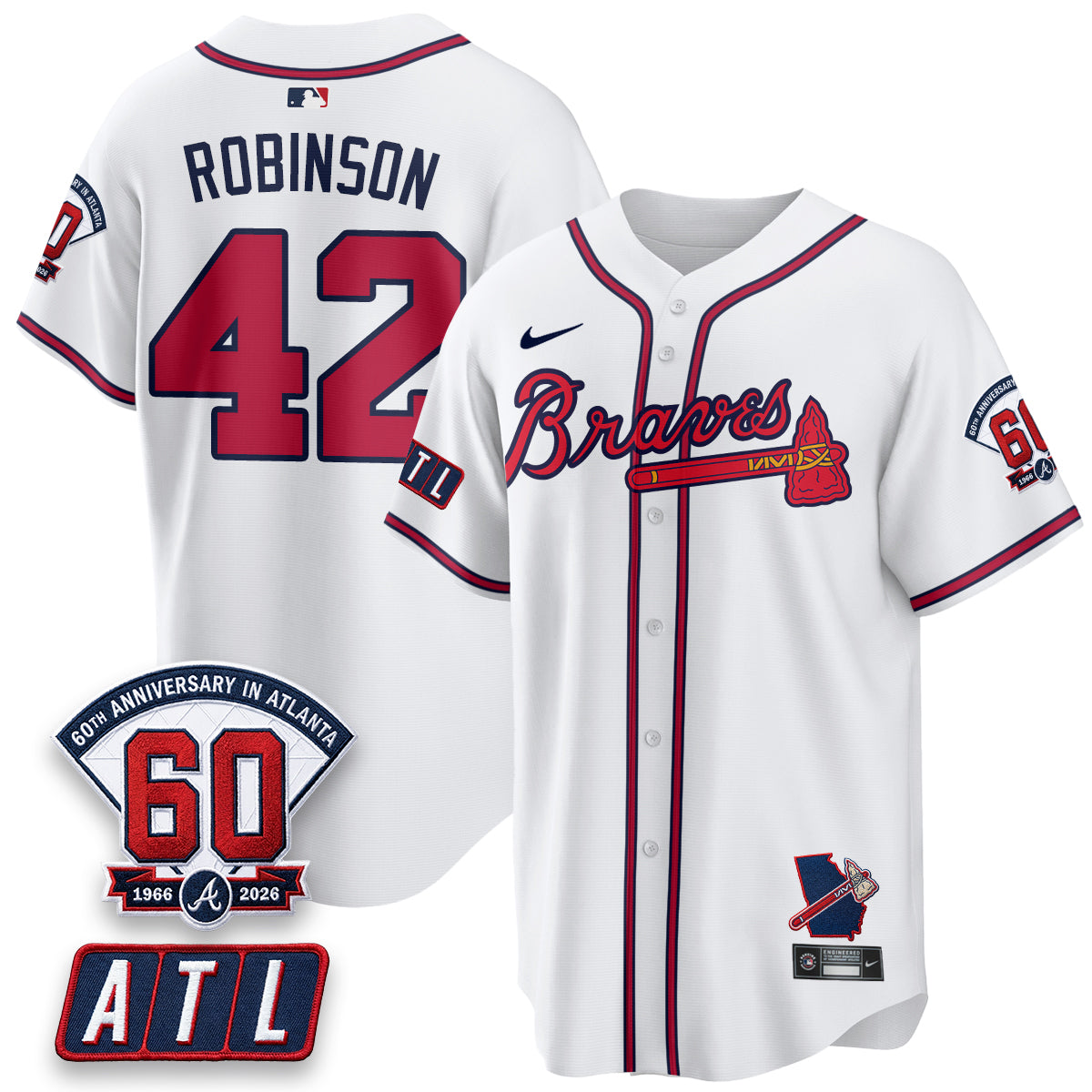 ATL 2026 60th Anniversary Vapor Limited Jersey - All Stitched-DTD