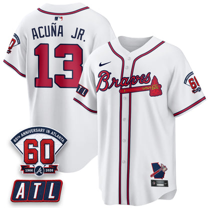 ATL 2026 60th Anniversary Vapor Limited Jersey - All Stitched-DTD