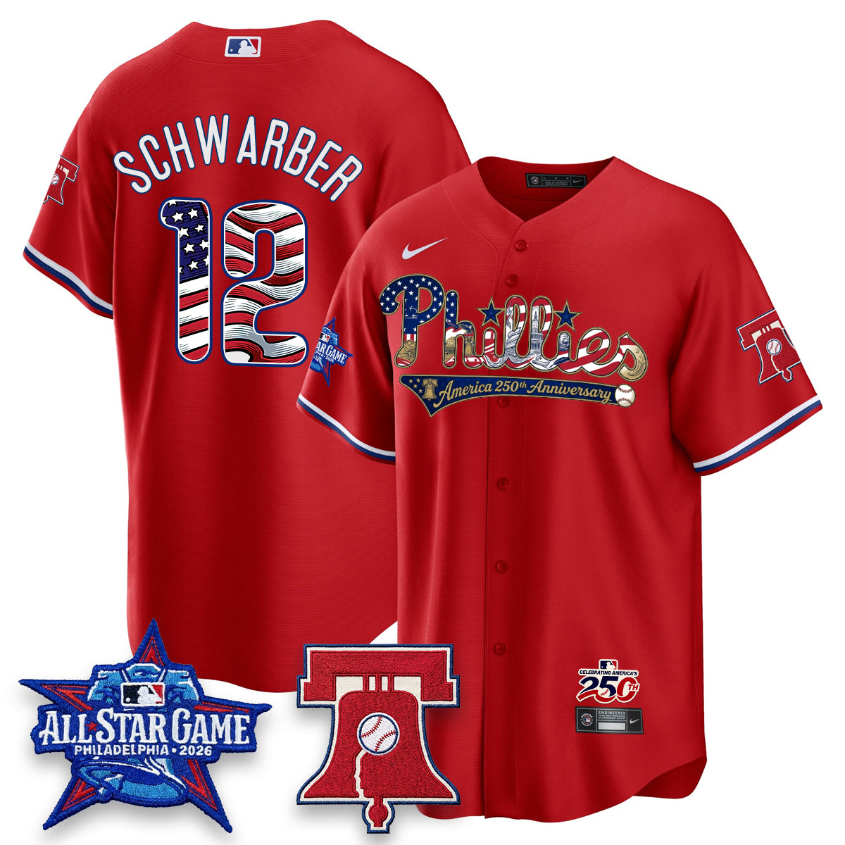 PHI 2026 Independence Day USA Vapor Limited Jersey - Stitched-NQD