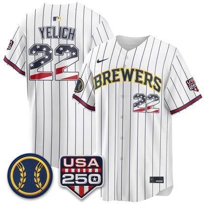 MIL Fourth of July Vapor Limited Jersey - Stitched-DTD