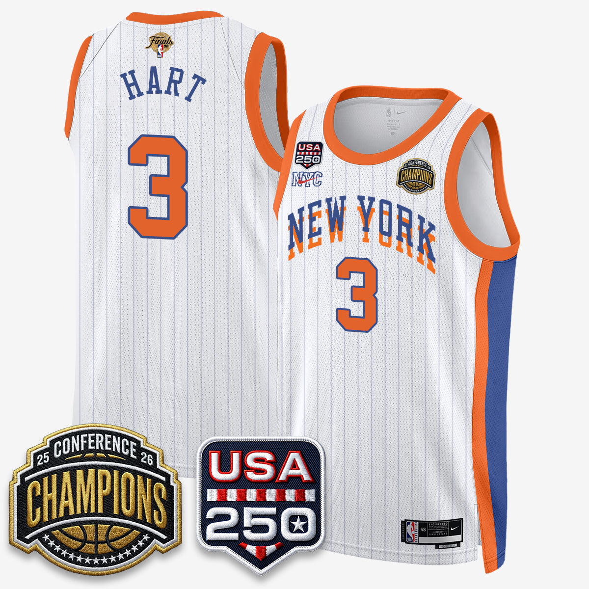 NYK 2026 NBA Eastern Conference Champions City Edition Jersey - Stitched-DTD