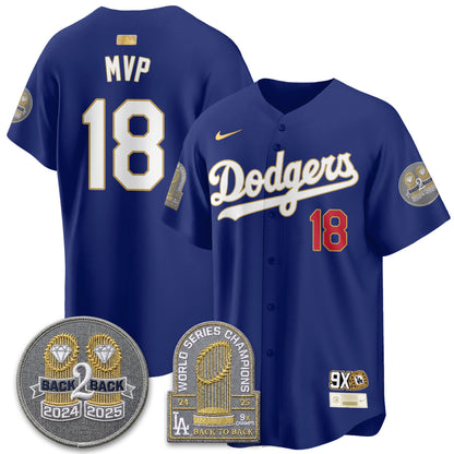 LAD Vapor Limited Jersey - Back to Back Champion - All Stitched-DTD