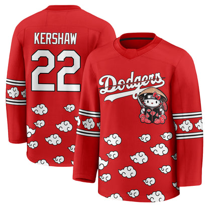 LAD Akatsuki Edition Vapor Hockey Jersey - Stitched-DTD