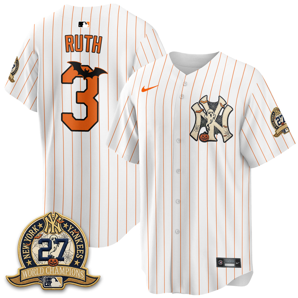 NYY Halloween 2026 Vapor Limited Jersey - Stitched-DTD