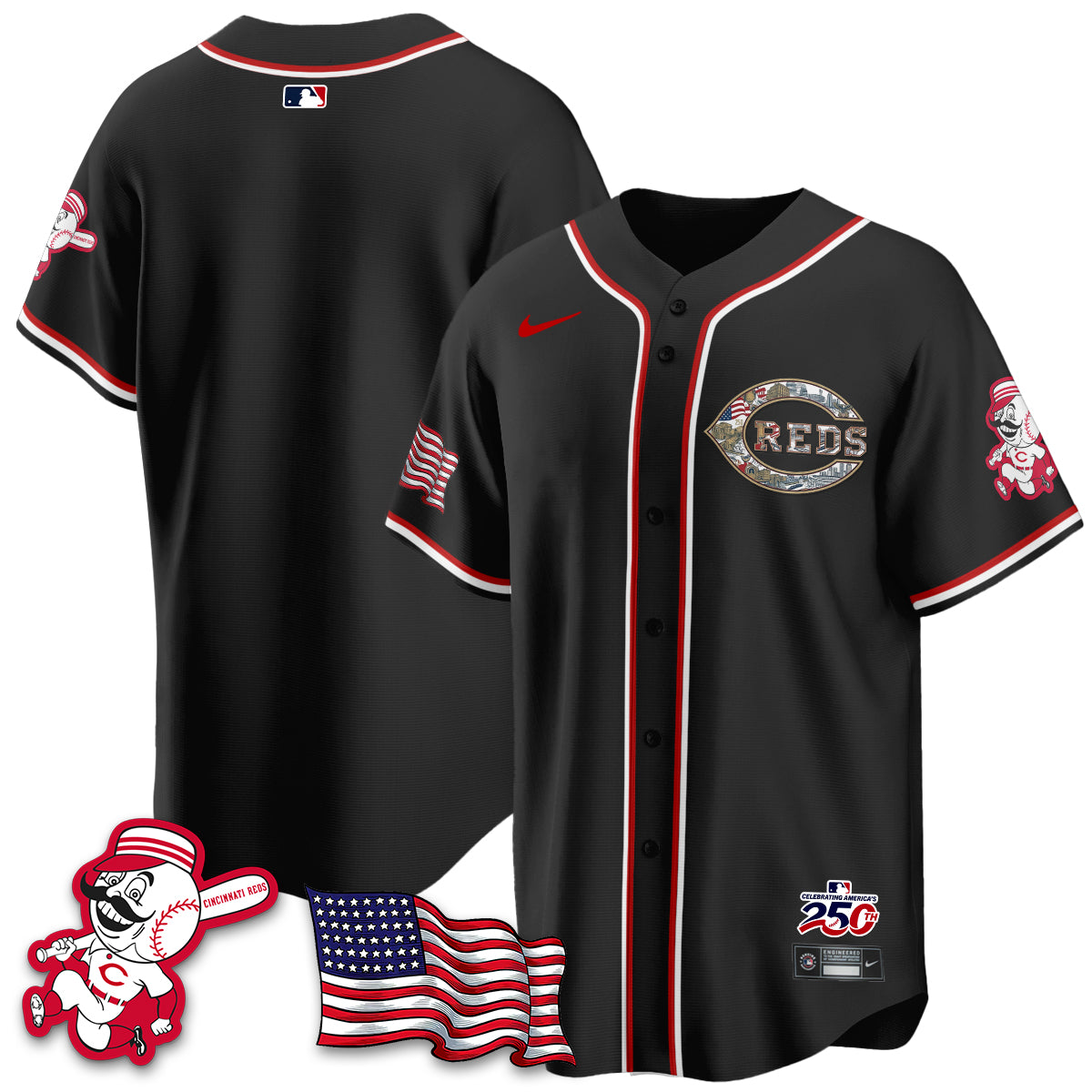 CIN 2026 Independence Day USA Vapor Limited Jersey - Stitched-DTD