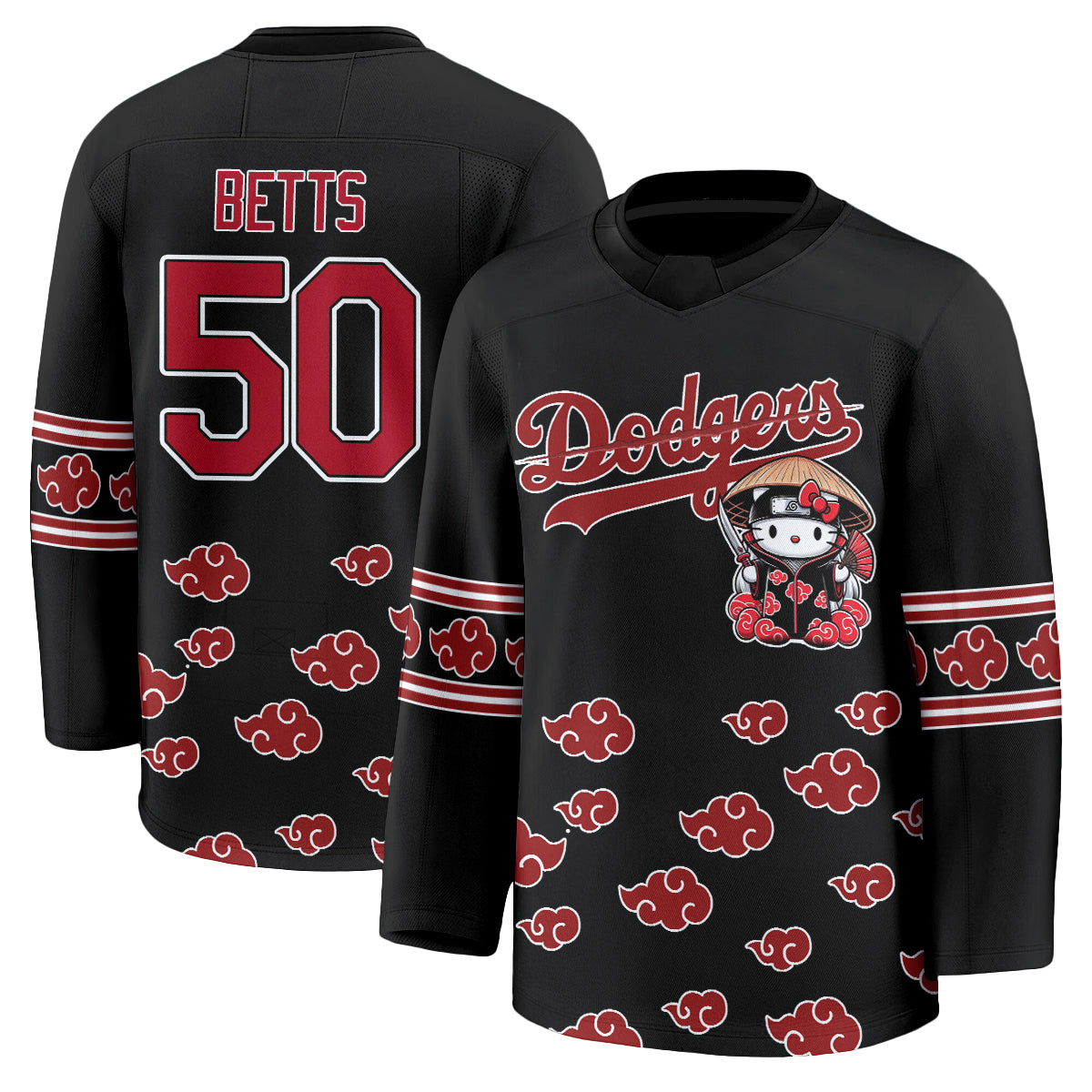 LAD Akatsuki Edition Vapor Hockey Jersey - Stitched-DTD