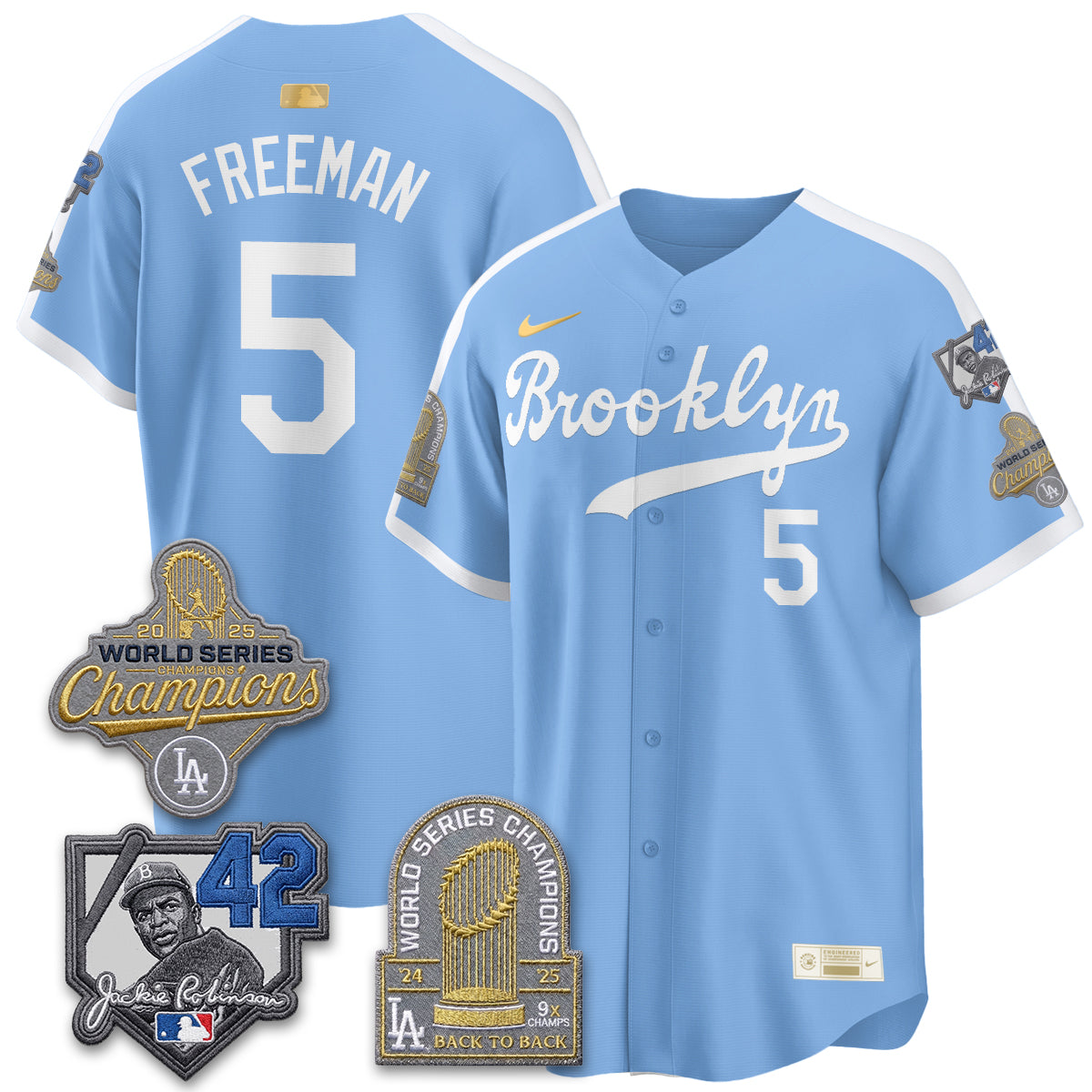 LAD 2026 Brooklyn Jackie Robinson Limited Jersey - All Stitched-DTD