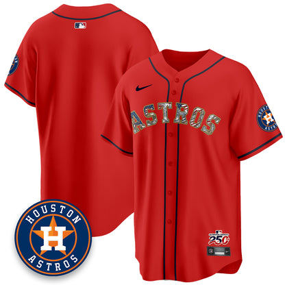 HOU 2026 Independence Day USA Vapor Limited Jersey - Stitched-DTD