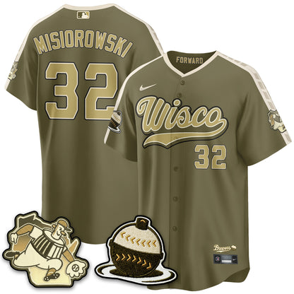 MIL New Era Olive 2026 Armed Forces Day Jersey - All Stitched-DTD