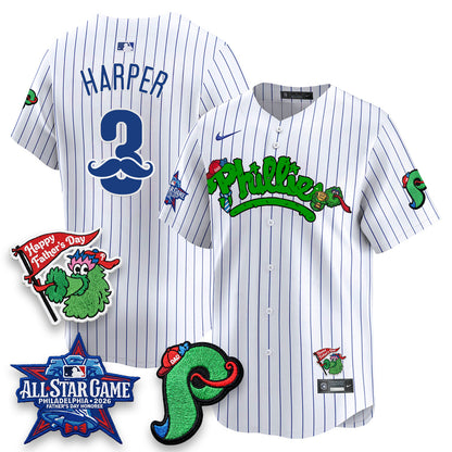 PHI Happy Father's Day Vapor Jersey - Stitched-DTD