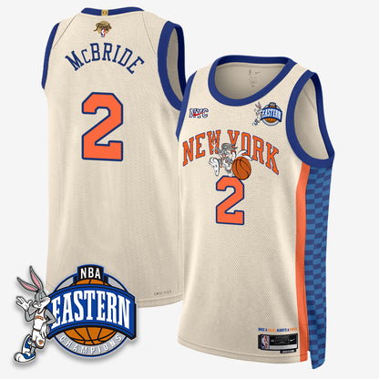 NYK 2026 NBA Finals x Bunny Vapor Jersey - Stitched-DTD
