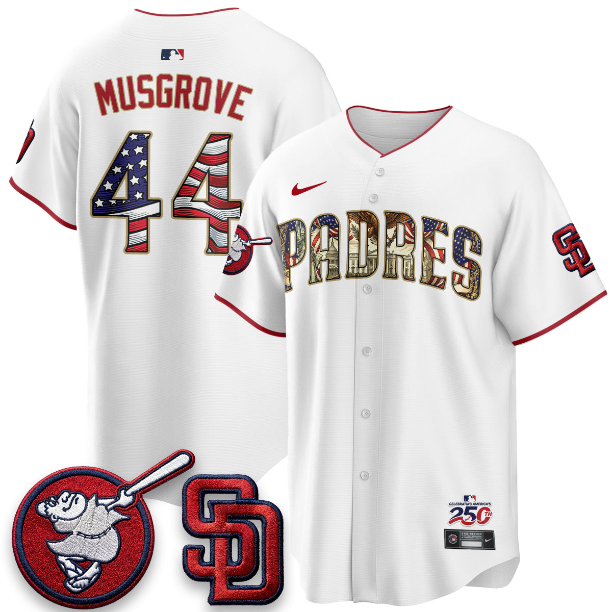 SD 2026 Independence Day USA Vapor Limited Jersey - Stitched-DTD