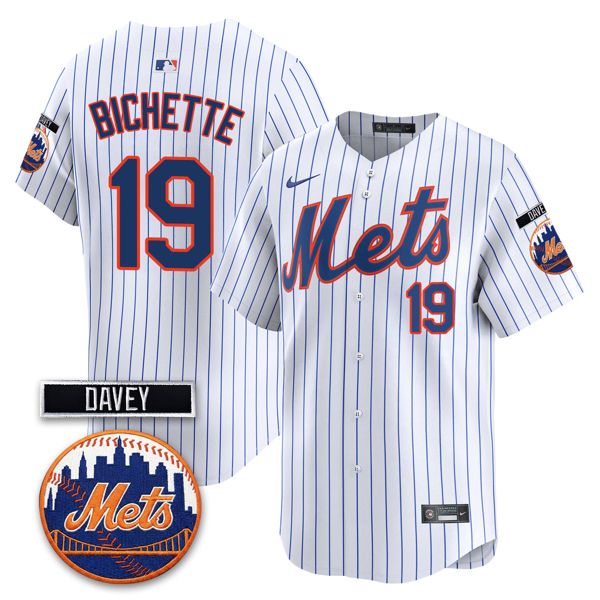 NYM 2026 Davey Johnson Memorial Vapor Limited Jersey - All Stitched-DTD