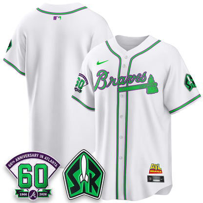 ATL 60th Anniversary Space Ranger Edition Vapor Limited Jersey - All Stitched-DTD