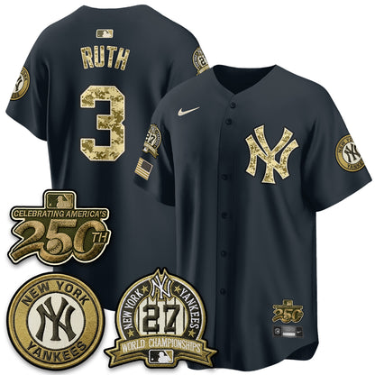 NYY Salute to Service 2026 Vapor Limited Jersey - Stitched-DTD
