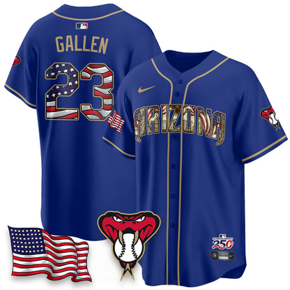 ARI 2026 Independence Day USA Vapor Limited Jersey - Stitched-DTD