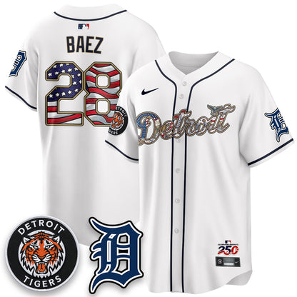DET 2026 Independence Day USA Vapor Limited Jersey - Stitched-DTD