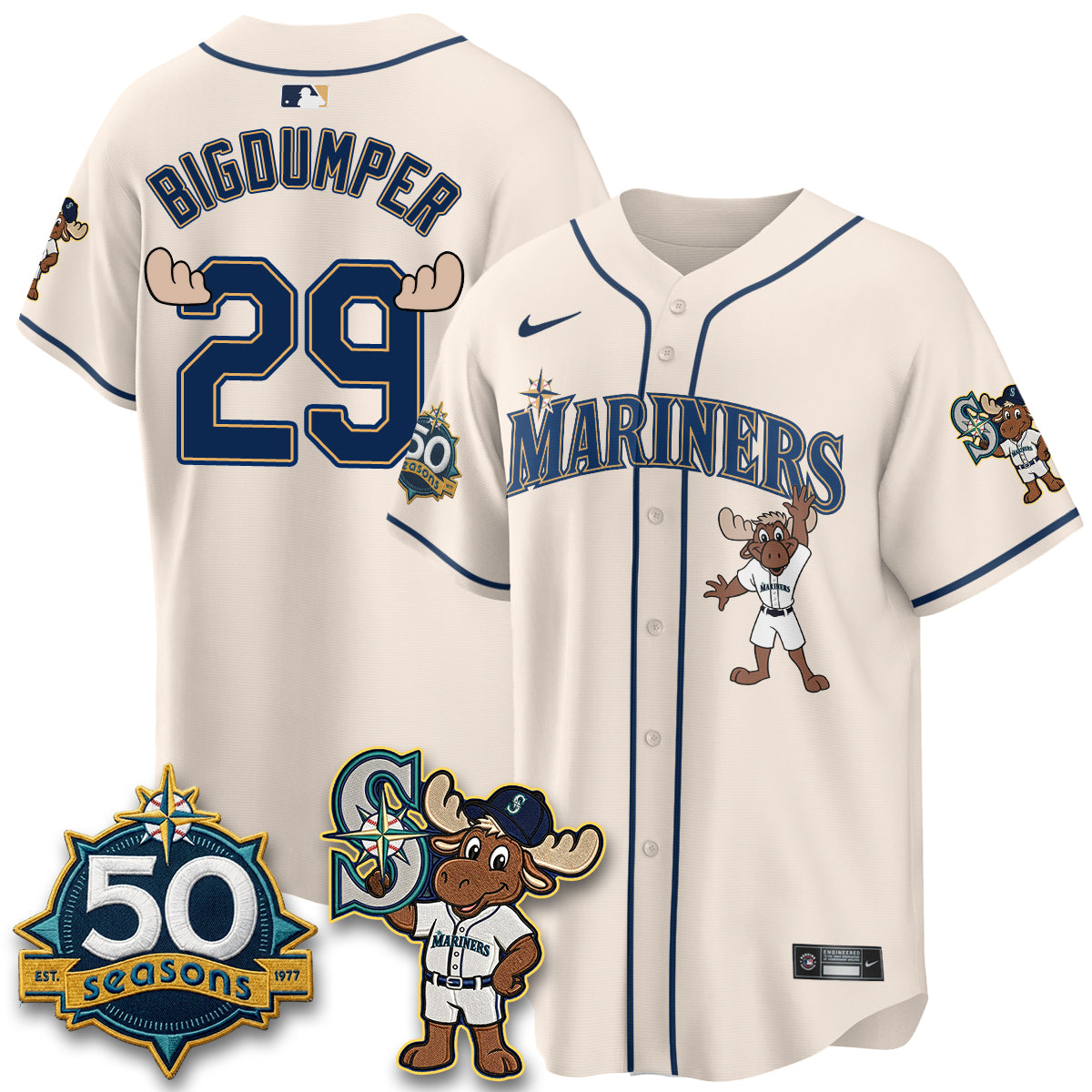 SEA Mascot Jersey - All Stitched-DTD