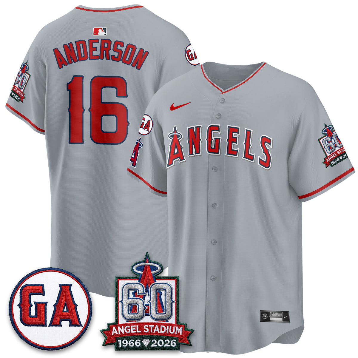LAA 60th Anniversary Vapor Jersey - All Stitched V3-DTD
