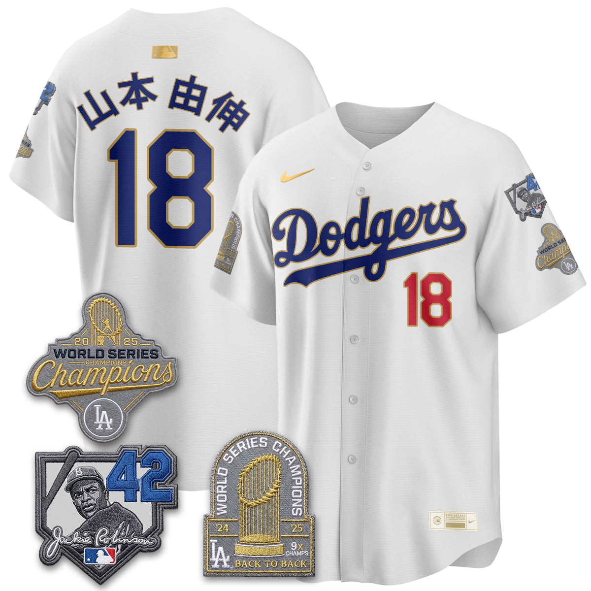LAD 2026 Jackie Robinson New Era Vapor Limited Jersey - All Stitched-DTD