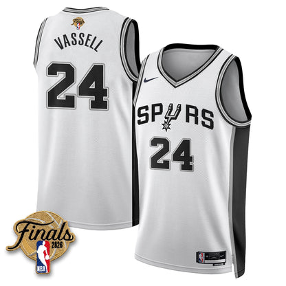 SAS 2026 NBA Western Conference Champions Vapor Jersey V2- Stitched-DTD