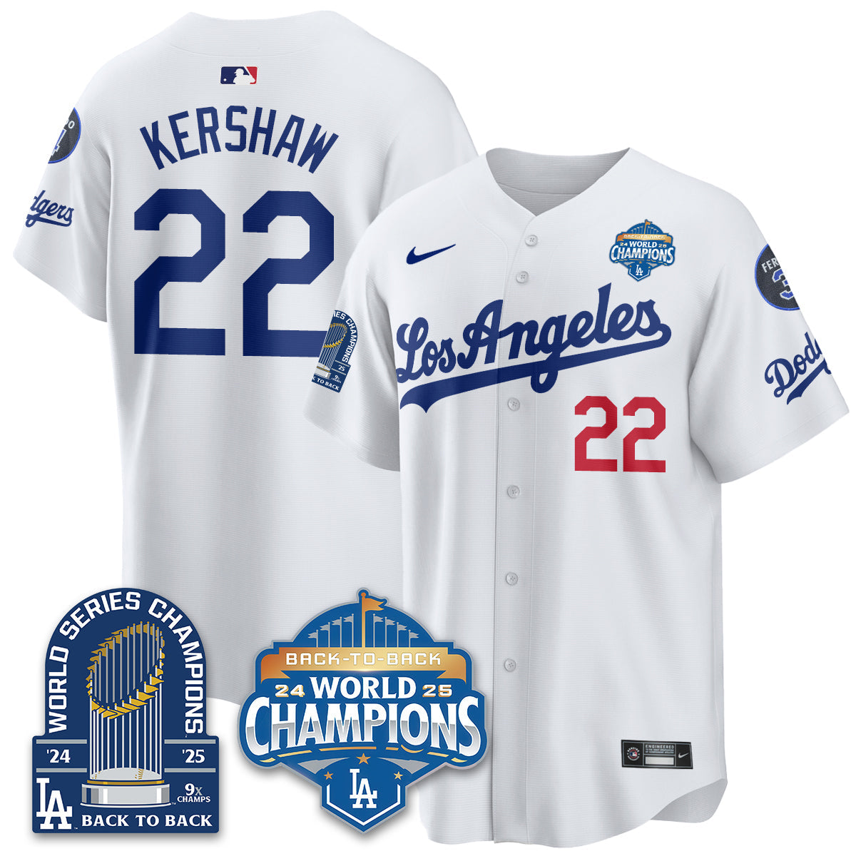 LAD Alternate  Vapor Limited Jersey - 9x Champs - All Stitched-DTD