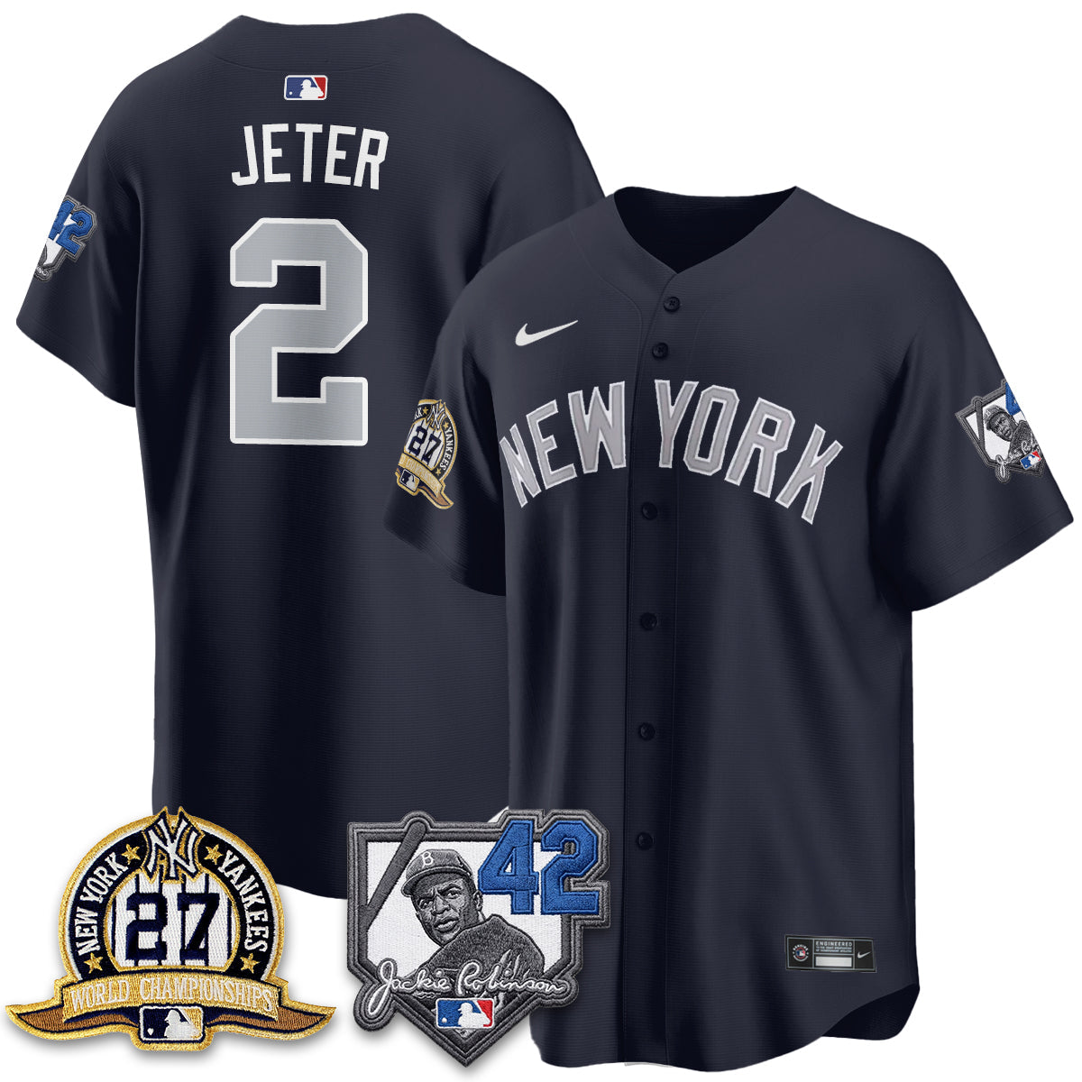 NYY 2026 Jackie Robinson Day Vapor Limited Jersey - All Stitched-DTD