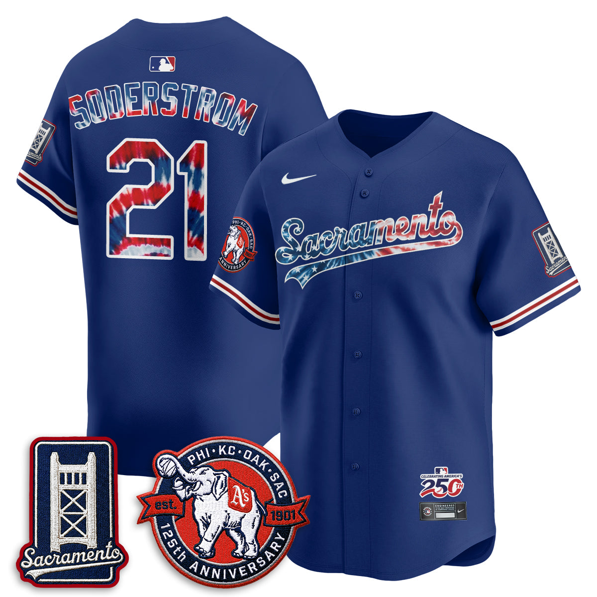 OAK Americana 2026 Vapor Limited Jersey - Stitched-DTD