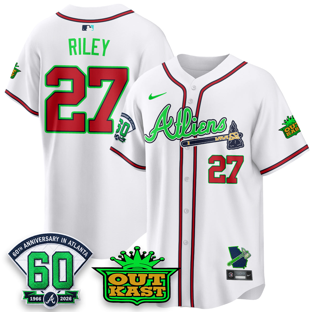 ATL x Atliens Cool Base Galaxy Version Jersey - Stitched-DTD