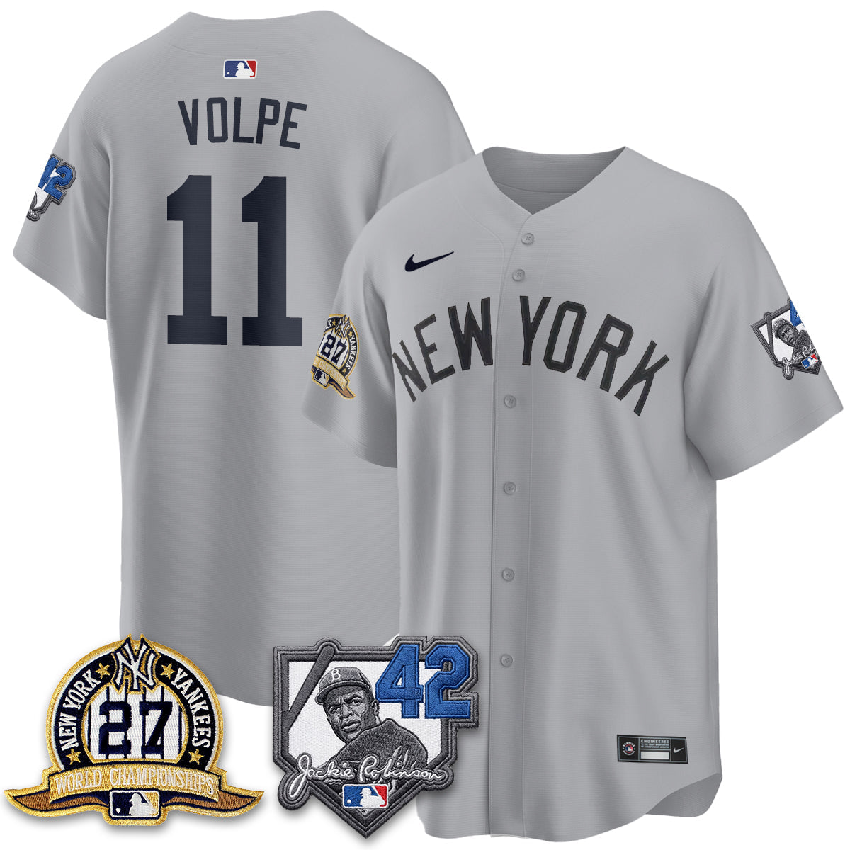 NYY 2026 Jackie Robinson Day Vapor Limited Jersey - All Stitched-DTD