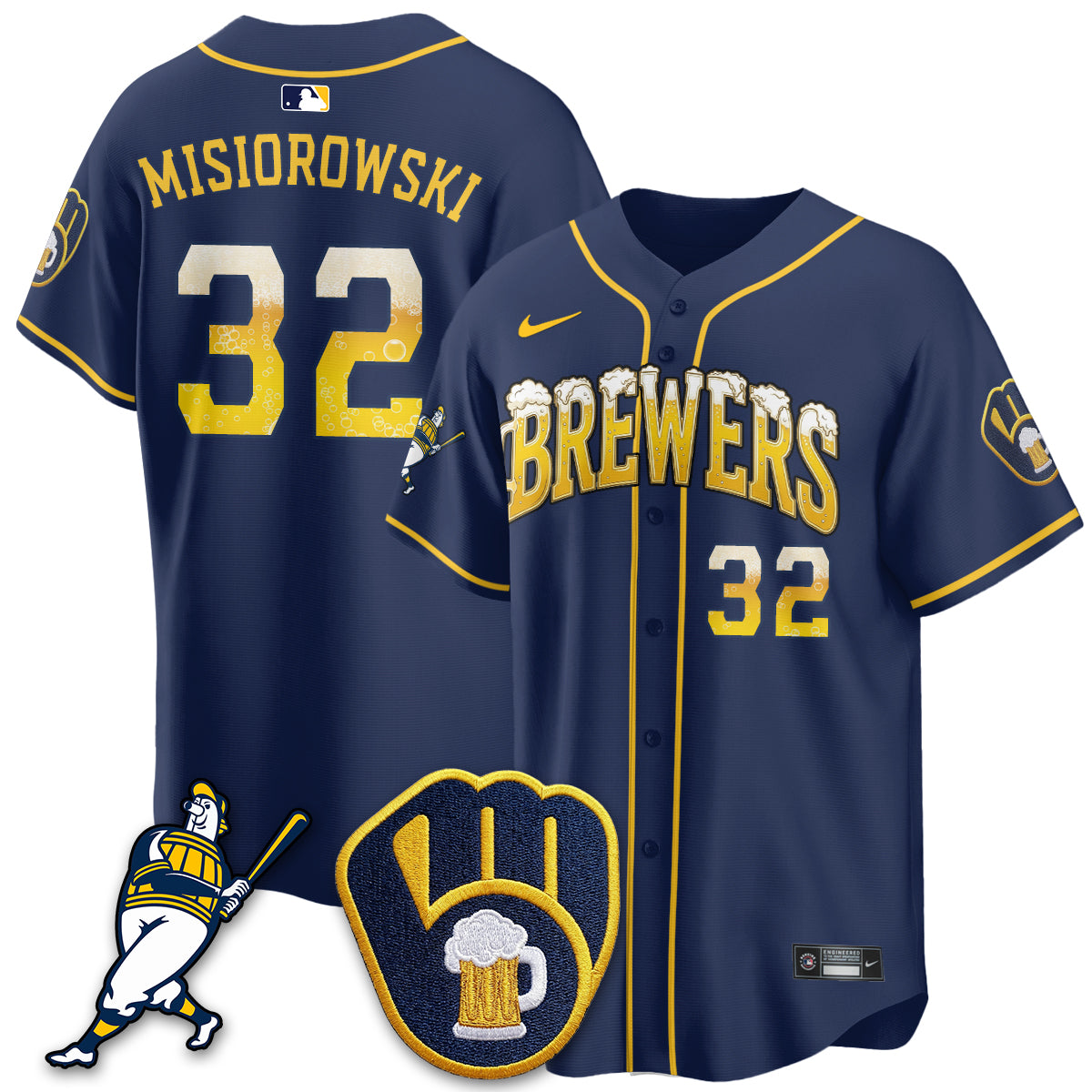 MIL "Pitcher & Pint" Edition Vapor Limited Jersey - Stitched-DTD