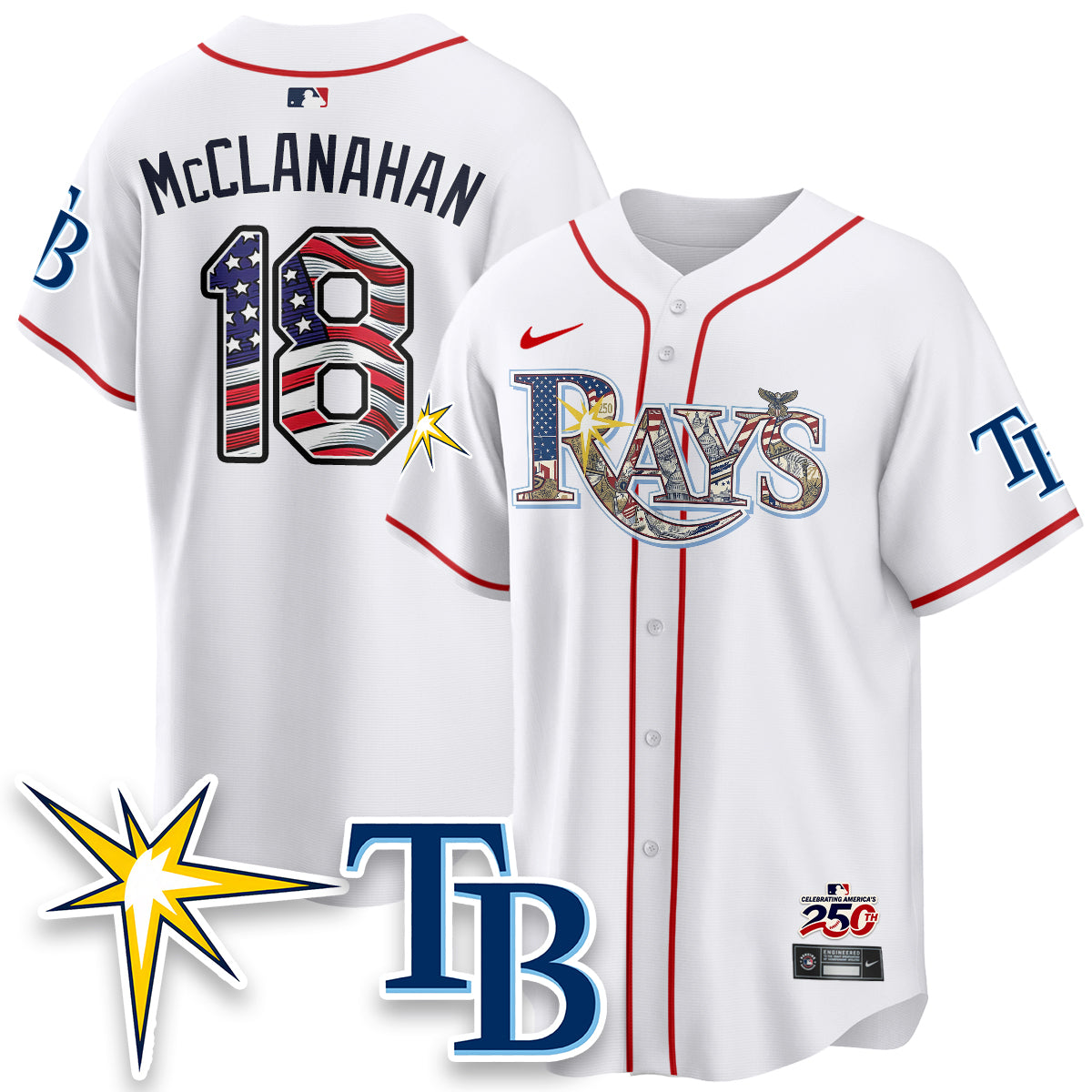 TB Independence Day USA 2026 Vapor Limited Jersey - Stitched-DTD
