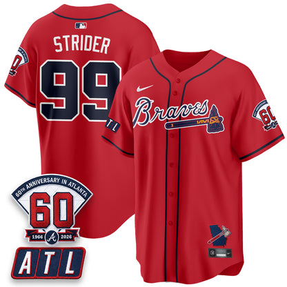 ATL 2026 60th Anniversary Vapor Limited Jersey - All Stitched-DTD