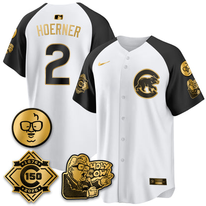 CHC 150th Anniversary Harry Caray Holy Cow Vapor Premier Limited Jersey - All Stitched V3-DTD